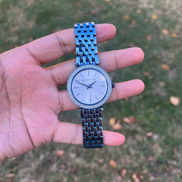 Michael Kors Women's blue Darci Watch Quartz Mineral Crystal Watch - Picture 9 of 10